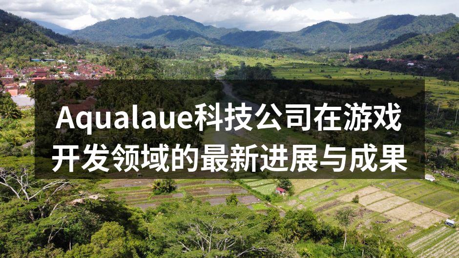 Aqualaue公司正在开发新游戏的团队合影