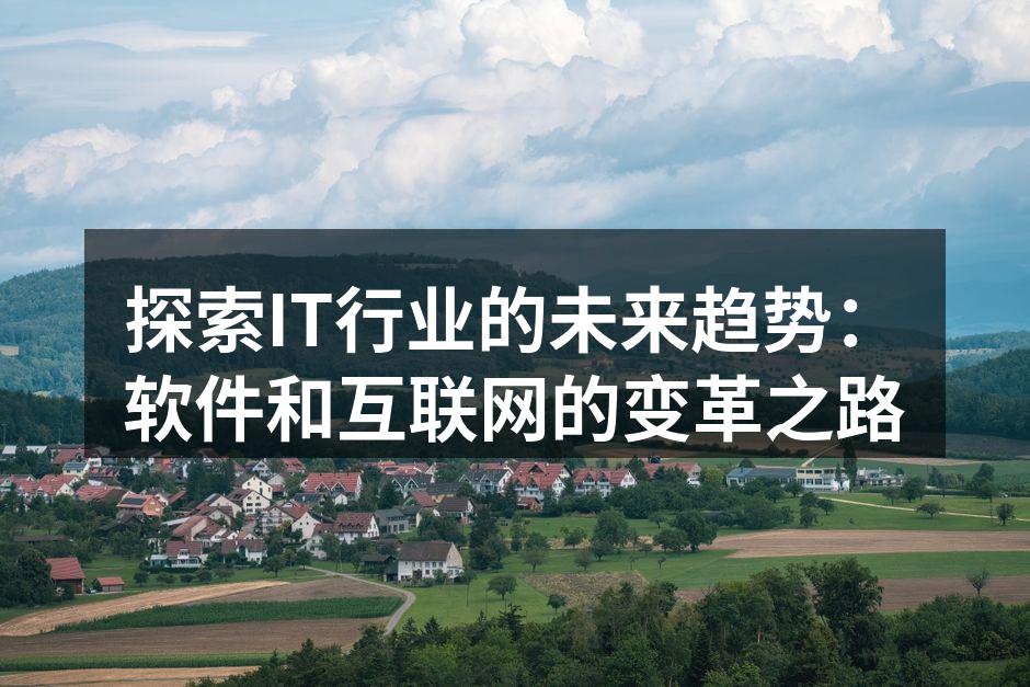 IT行业快速发展的图示